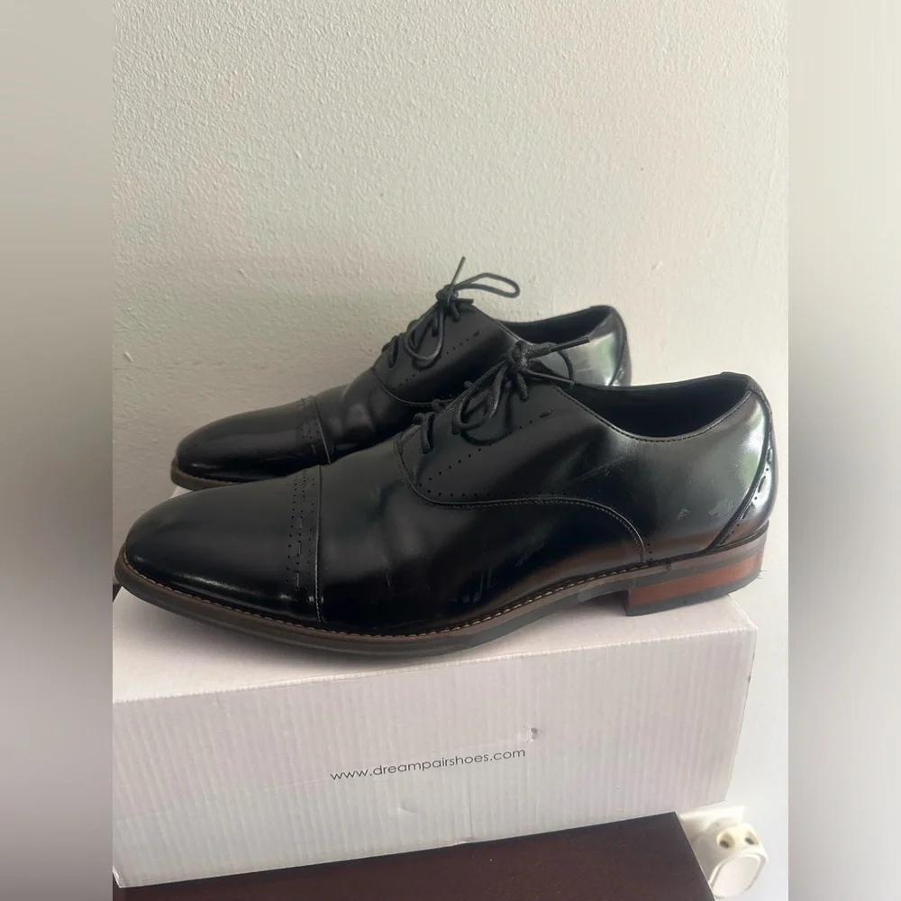 STACY ADAMS Men's Barris Cap-Toe Lace-up Oxford - Size 9 M